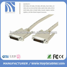 WHITE DVI MONITOR 24+1CABLES MALE TO MALE CABLE HOT SALE